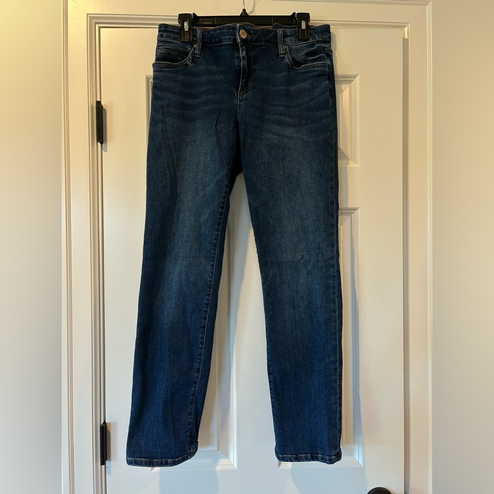 Kut from the Kloth Dark Blue Straight Leg Jeans
